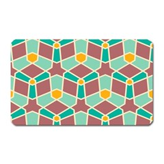 Stars And Other Shapes Pattern			magnet (rectangular) by LalyLauraFLM