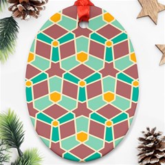 Stars And Other Shapes Pattern			ornament (oval) by LalyLauraFLM