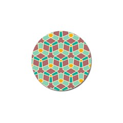 Stars And Other Shapes Pattern			golf Ball Marker by LalyLauraFLM