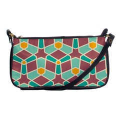 Stars And Other Shapes Pattern			shoulder Clutch Bag by LalyLauraFLM