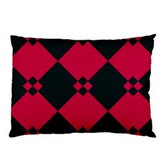 Black Pink Shapes Pattern			pillow Case