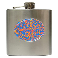 Pixels			hip Flask (6 Oz) by LalyLauraFLM