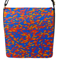 Pixels			flap Closure Messenger Bag (s)