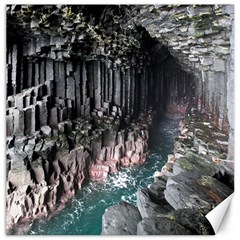 Fingals Cave Canvas 12  X 12   by trendistuff