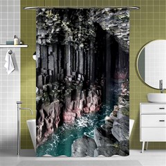 Fingals Cave Shower Curtain 48  X 72  (small) 