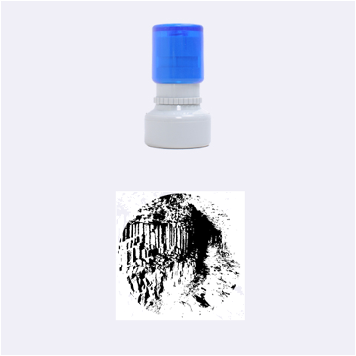 FINGALS CAVE Rubber Round Stamps (Small)