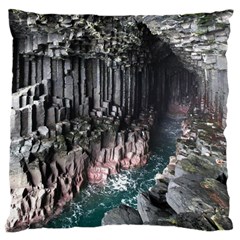 Fingals Cave Large Cushion Cases (one Side)  by trendistuff