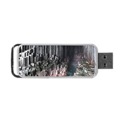 Fingals Cave Portable Usb Flash (two Sides) by trendistuff