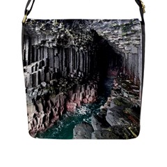 Fingals Cave Flap Messenger Bag (l)  by trendistuff