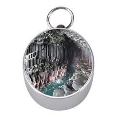 Fingals Cave Mini Silver Compasses