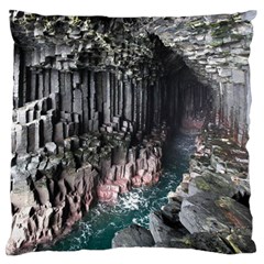 Fingals Cave Standard Flano Cushion Cases (one Side)  by trendistuff