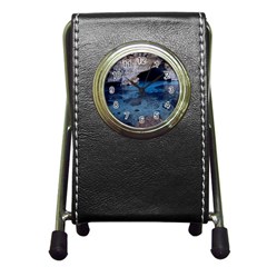 Chapada Diamantina 2 Pen Holder Desk Clocks by trendistuff