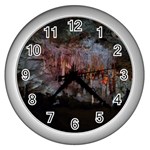 CAVES OF DRACH Wall Clocks (Silver) 