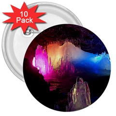 Cave In Iceland 3  Buttons (10 Pack)  by trendistuff