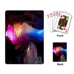 Cave In Iceland Playing Card by trendistuff