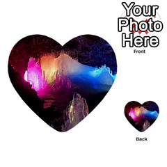 Cave In Iceland Multi-purpose Cards (heart)  by trendistuff