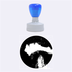 Cave In Iceland Rubber Round Stamps (medium) by trendistuff