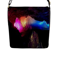 Cave In Iceland Flap Messenger Bag (l)  by trendistuff