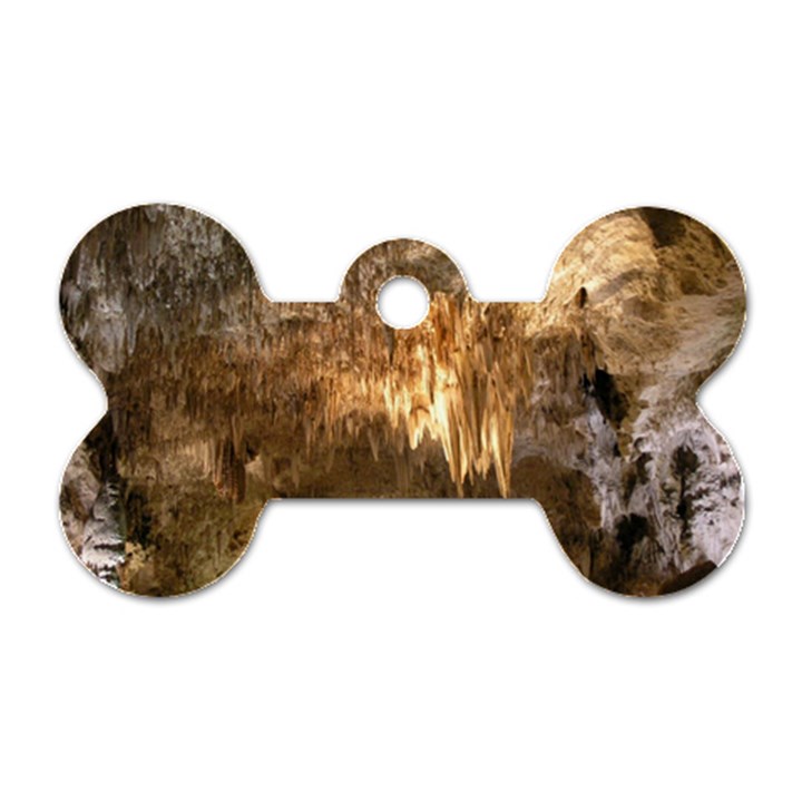 CARLSBAD CAVERNS Dog Tag Bone (One Side)