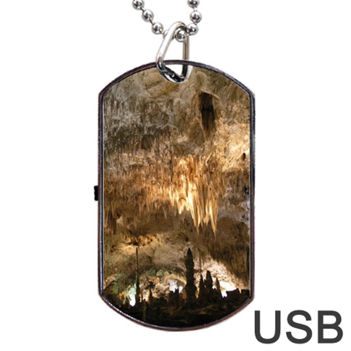 CARLSBAD CAVERNS Dog Tag USB Flash (Two Sides) 