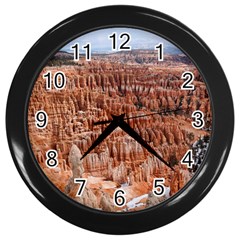 Bryce Canyon Amp Wall Clocks (black) by trendistuff