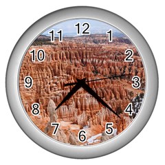 Bryce Canyon Amp Wall Clocks (silver)  by trendistuff