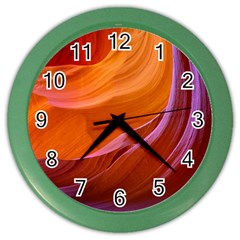 Antelope Canyon 2m Color Wall Clocks by trendistuff