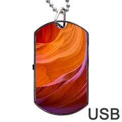 Antelope Canyon 2m Dog Tag Usb Flash (one Side)