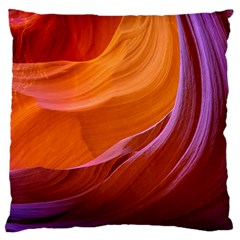 Antelope Canyon 2m Large Flano Cushion Cases (two Sides) 