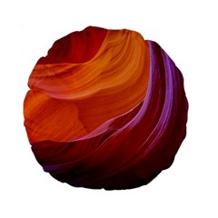 Antelope Canyon 2m Standard 15  Premium Flano Round Cushions