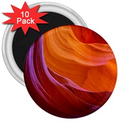 Antelope Canyon 2 3  Magnets (10 Pack)  by trendistuff