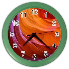 Antelope Canyon 2 Color Wall Clocks by trendistuff