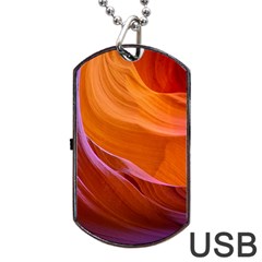 Antelope Canyon 2 Dog Tag Usb Flash (one Side)