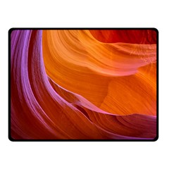 Antelope Canyon 2 Double Sided Fleece Blanket (small) 