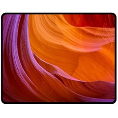 Antelope Canyon 2 Double Sided Fleece Blanket (medium)  by trendistuff