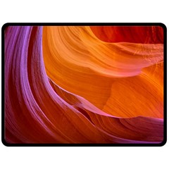 Antelope Canyon 2 Double Sided Fleece Blanket (large) 