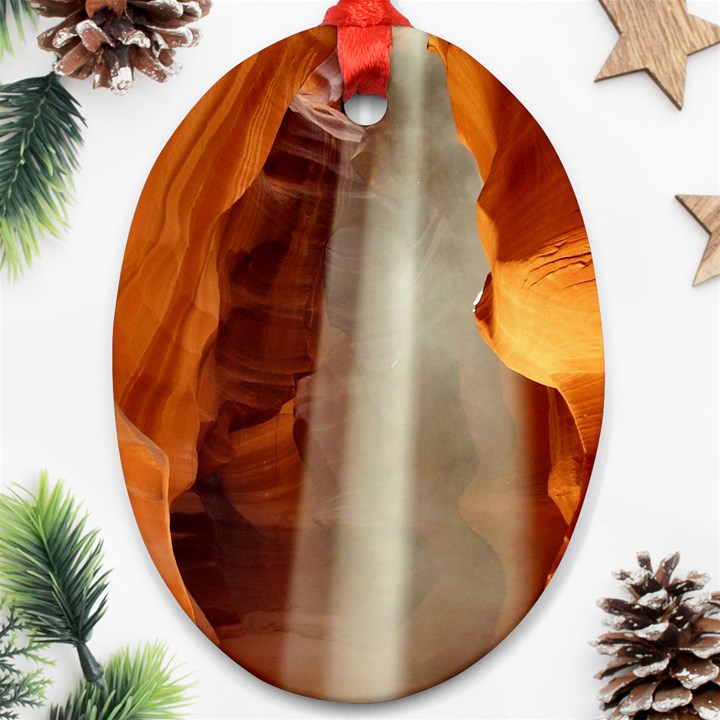 ANTELOPE CANYON 1 Oval Ornament (Two Sides)