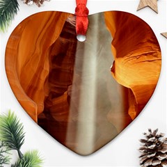 Antelope Canyon 1 Heart Ornament (2 Sides) by trendistuff