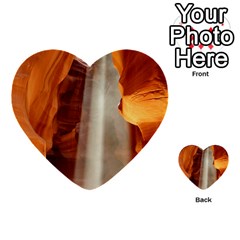 Antelope Canyon 1 Multi-purpose Cards (heart)  by trendistuff