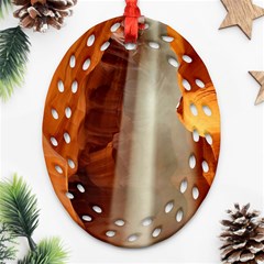 Antelope Canyon 1 Ornament (oval Filigree)  by trendistuff