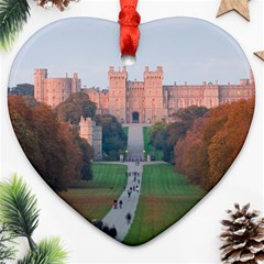 Windsor Castle Ornament (heart)  by trendistuff