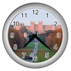 Windsor Castle Wall Clocks (silver)  by trendistuff