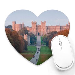 Windsor Castle Heart Mousepads by trendistuff