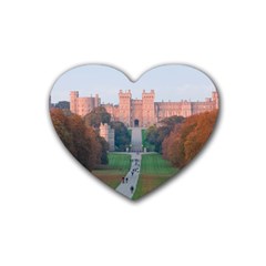 Windsor Castle Heart Coaster (4 Pack)  by trendistuff