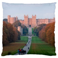 Windsor Castle Large Cushion Cases (one Side)  by trendistuff