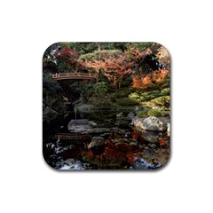 Wakayama Garden Rubber Coaster (square)  by trendistuff