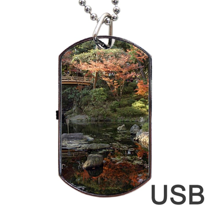 WAKAYAMA GARDEN Dog Tag USB Flash (Two Sides) 