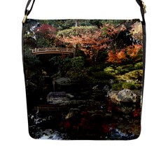 Wakayama Garden Flap Messenger Bag (l)  by trendistuff