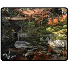 Wakayama Garden Double Sided Fleece Blanket (medium) 