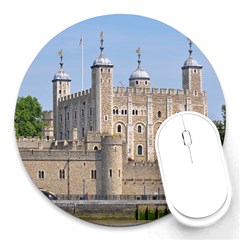 Tower Of London 2 Round Mousepads by trendistuff